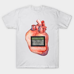 Lost Heart Illustration, Tech and Anatomy T-Shirt